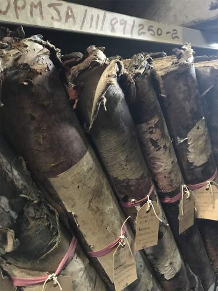 Documents at the Jamaica National Archive where stories and accounts of soldiers are housed.